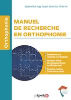 Manuel de recherche en orthophonie, Fondements de la recherche en orthophonie, Formation initiale et continue, Toutes les UE Recherche