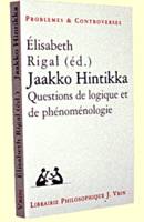 Jaakko Hintikka, Questions de logique et de phénoménologie