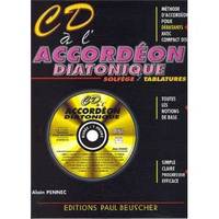 CD à l'accordéon diatonique, Méthode avec compact disc pour débutants