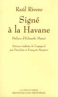 SIGNE A LA HAVANE