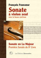 Sonate à violon seul avec la basse continue, Sonate i du second livre