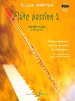 2, Flûte passion, Pour flûte et piano, avec accompagnement sur cd de piano et percussions
