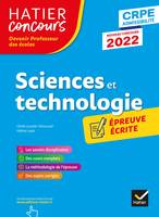 Sciences et Techno - CRPE 2022 - Epreuve écrite d'admissibilité, Épreuve écrite d'application