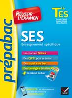 SES, Terminale ES / réussir l'examen : conforme au dernier programme, fiches de cours et sujets de bac corrigés (terminale ES)