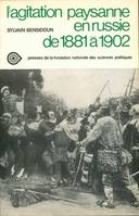 L'agitation paysanne en Russie de 1881 à 1902, Etude comparative entre le Cernozem central et la Nouvelle Russie