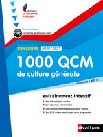 1 000 QCM Culture générale - Concours 2020-2021 - N° 28 - Catégories ABC - (IFP) - (EFL3) - 2020