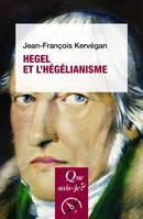 HEGEL ET L'HEGELIANISME