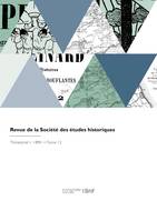 Revue de la Société des études historiques