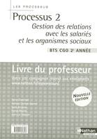 PROCESSUS 2 BTS CGO 2EME ANNEE -GESTION DES RELATIONS AVEC LES SALARIES ET LES ORGANISMES SOCIAUX-