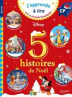 J'apprends à lire avec les grands classiques, Disney - 5 histoires de Noël CP niveaux 1, 2, 3
