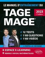 Le Manuel d'Entraînement du TAGE MAGE – 12 tests blancs + 1100 questions + 1100 vidéos – édition 2023
