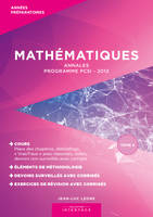 Interface, 4, Mathématiques, Annales, programme pcsi-2013
