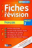Défibrevet - Fiches de révision - Français 3e