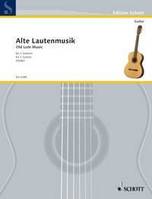 Alte Lautenmusik, 3 guitars. Partition d'exécution.