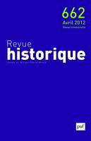 Revue historique 2012 - n° 662