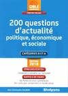 200 questions d'actualité politique économique et sociale ed 2018