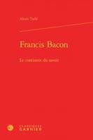 Francis Bacon, Le continent du savoir