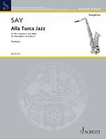Alla Turca Jazz, Fantasia on the Rondo from the Piano Sonata in A major K. 331 by Wolfgang Amadeus Mozart. op. 5b. alto saxophone and piano.