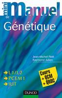 Mini Manuel de Génétique - 2ème édition - Cours, exercices, QCM et QROC, cours + QCM-QROC