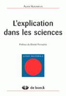 L'EXPLICATION DANS LES SCIENCES