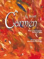 G. BIZET Carmen Pour Trio à Cordes Partie d'Alto