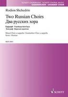 Two Russian Choirs, mixed choir a cappella. Partition.