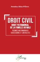 Droit civil, Droit patrimonial de la famille au mali