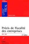 Précis de fiscalité des entreprises 2003/2004 (ancienne édition) Cozian, Maurice