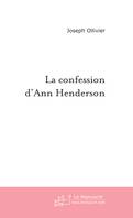La confession d'Ann Henderson