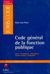 Code général de la fonction publique 2003