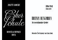 Chorschule, Bicinia Hungarica. Vol. 11/3. children's choir.