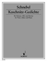 Kaschnitz-Gedichte, voice (alto) and piano. alto/contralto.