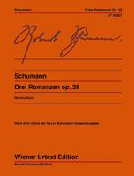 Drei Romanzen, Edited from the source by Michael Beiche. Fingerings and notes on interpretation by Tobias Koch. op. 28. piano.