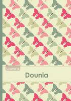 Le carnet de Dounia - Lignes, 96p, A5 - Papillons Vintage