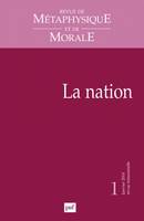 Revue de métaphysique et de morale 2014 - n° ..., La nation