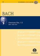 Overtures Nos. 1-2, BWV 1066-1067. orchestra. Partition d'étude.