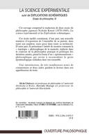 La Science Expérimentale, Suivi de Explications Schématiques - Essai de philosophie III 1939