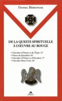 De la queste spirituelle à l'oeuvre au rouge