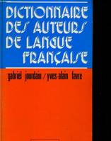 Dictionnaire des auteurs de langue française