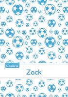 CAHIER ZACK BLANC,96P,A5 FOOTBALLMARSEILLE