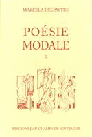 Poésie modale., II, Poésie modale vol II