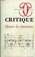 Critique 625-626 Penser les émotions