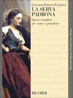 La serva padrona, Vocal Score