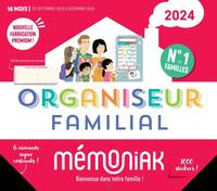 Organiseurs familiaux Mémoniak Organiseur familial Mémoniak 2024, calendrier organisation familial m