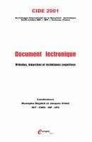 Document électronique, Méthodes, démarches et techniques cognitives