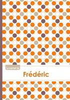 Le carnet de Frédéric - Lignes, 96p, A5 - Ronds Orange Gris Violet