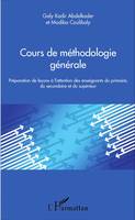 Cours de méthodologie générale, Préparation de leçons à l'attention des enseignants du primaire, du secondaire et du supérieur