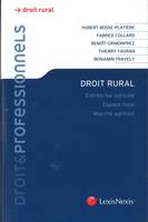 Droit rural, Entreprise agricole, espace rural, marché agricole