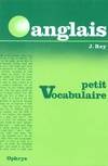 Petit vocabulaire anglais