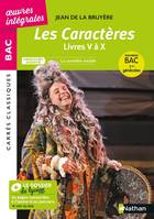 Les caractères, Livres v à x